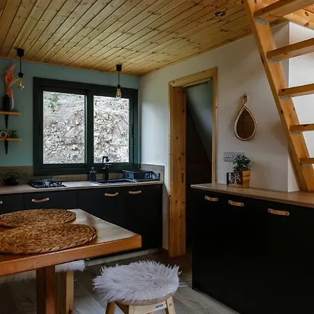 Panoramic Mountain A-frame Retreat With Fireplace In Limassol, Cyprus