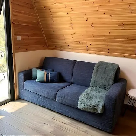 Panoramic Mountain A-frame Retreat With Fireplace In Limassol, Cyprus Arakapas