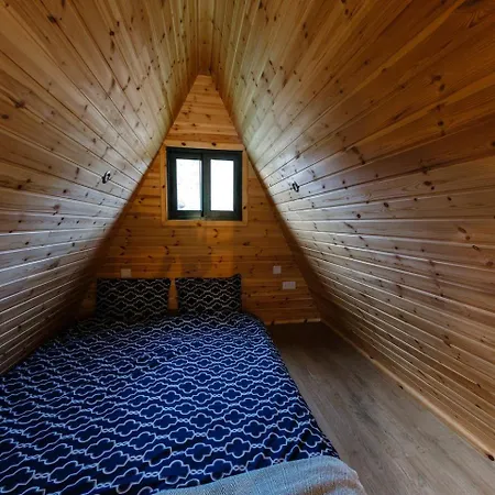 Panoramic Mountain A-frame Retreat With Fireplace In Limassol, Cyprus
